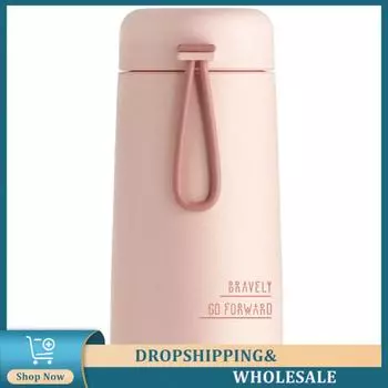 Lovely Handy Cup Female Personality Stainless Steel 270ml Creative Drinkware Heat Preservation Cup Student Mini Household 201-300ml