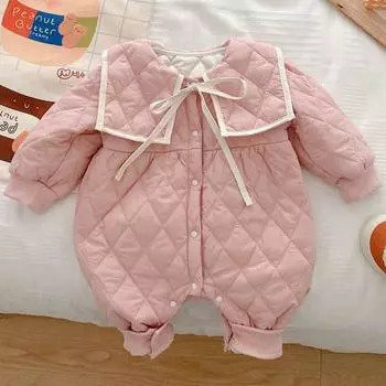 Lovely Square Kara Newborn Padding Размер 90, лучшая детская одежда в Корее
