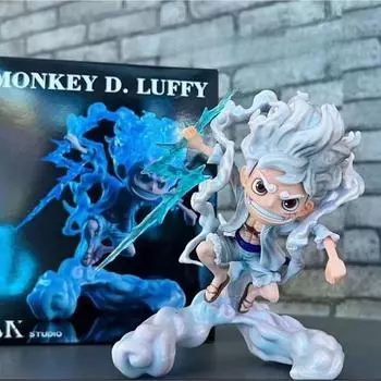 LOVELY Story Story One Piece New Gear 5 SD Nicarupi Фигурки Monkey.DD. Фигурка Луффи, материал ПВХ, 16 см, 1 корейская игрушка.