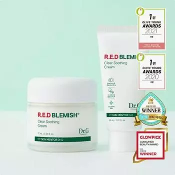 [lovelyk] Специальный набор успокаивающего крема Dr.G Red Blemish Clear (70мл+30мл)