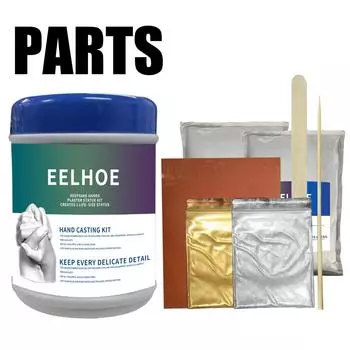 Набор для литья рук Lover Keepsake, большой набор для лепки гипсовой статуи своими руками, набор для лепки руки, держащей отпечаток пальца, для детей, новорожденных, для ног разноцветный