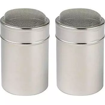 Lovese la base Yoko Arimoto набор из 2 банок для пудры из нержавеющей стали, изготовленных в Японии Tsubame Sanjo DLM-9612