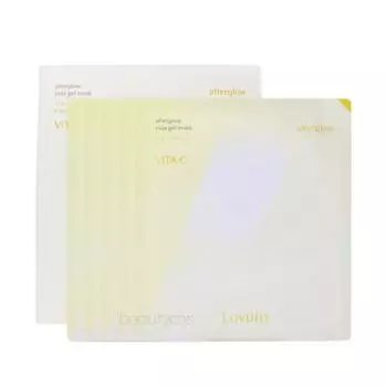 Маска-гель Loveum After Glow Yuzu 33 г x 5 листов, 5 штук