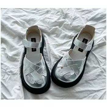 Low Heel Flat with Modern Sandals Shallow Solid Ladies Shoes on Sale 2024 Brand Concise Adult Women s Sandals Sandlias 35 бежевый