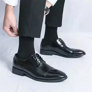 Low Heeled Heels Mens Shoes Dress Heels Men s Blue Shoes Black Party Elegant Dress Sneakers Sport Models Beskets Runings 38