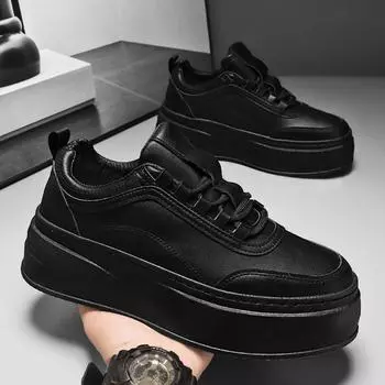Low-top board shoes men s trendy shoes 2024 autumn and winter Internet celebrity explosion white shoes men s youth versatile height increase platform 39