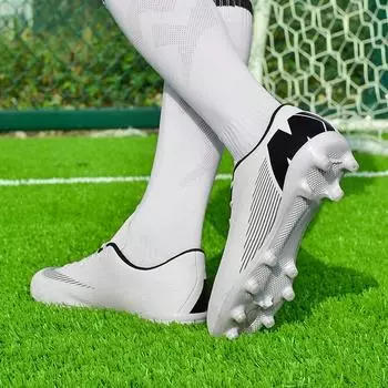 Low-top football shoes men s broken nails TF big children s long nails AG students outdoor sports football game training spikes 35