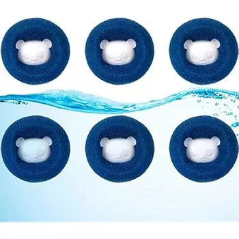 Ловец меха для стиральной машины — 6 штук. Стиральная машина для животных. Используется для удаления шерсти домашних животных и ремешка для сбора собачьего меха, кошки, плюша. 18x12x5cm