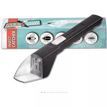 Ловец насекомых Ручной ловец насекомых Пчела Держатель для насекомых Медоносная пчела Тараканы Паук Хватающий Волшебный Инструмент чёрный