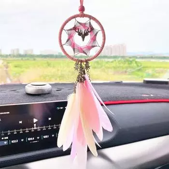 Ловец снов, занавеска для спальни, подвесные украшения для автомобиля, настенная подвеска, подарок на день рождения, фестиваль, домашний декор, поделки