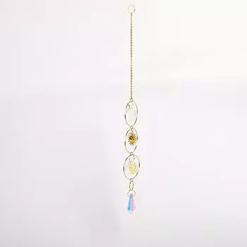 Ловец Солнца Окно Висячие Призмы Украшение Радужный Декор Окна золотой