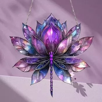 Ловец солнца в виде животного, подвесной акриловый ловец солнца в виде кошки, разноцветный узорчатый ловец солнца в виде животного для дома, окон, балкона, сада, декора A