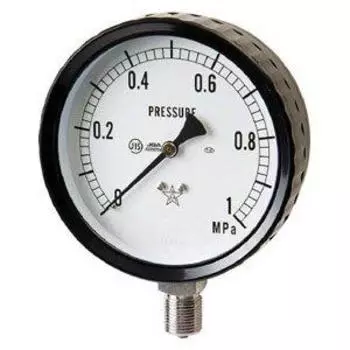 Lower right stainless steel pressure gauge G2111610.1MP