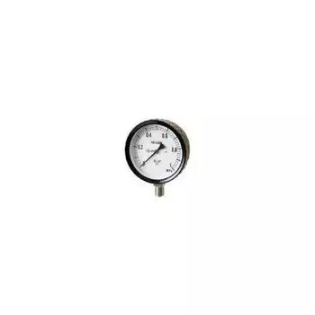 Lower right stainless steel pressure gauge G2111612MP