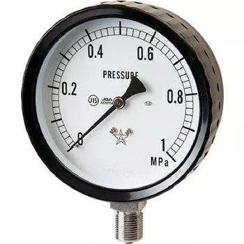 Lower right stainless steel pressure gauge G3112610.5MP