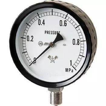 Lower right stainless steel pressure gauge G3112612.5MP