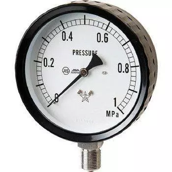 Lower right stainless steel pressure gauge G4112610.6MP