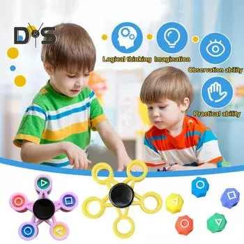 Ловля камня Fidget Spinner Toy DIY Spinner Toy со съемными гнездами Stone Kids Teens Adults Снятие стресса и беспокойства Сенсорный пальчиковый гироскоп