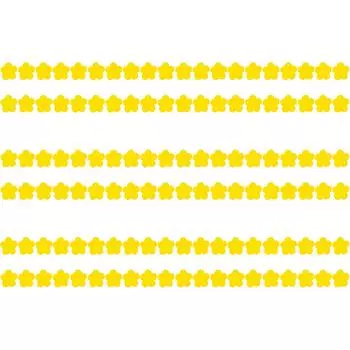 Ловушка для фруктовых мух, 10 шт., нетоксичная двусторонняя желтая липкая ловушка для мух (Цветы)