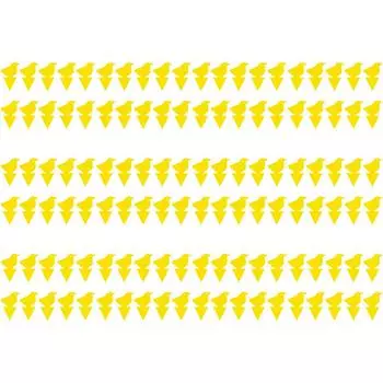 Ловушка для фруктовых мух, 10 шт., нетоксичная двусторонняя желтая липкая ловушка для мух (Птицы)