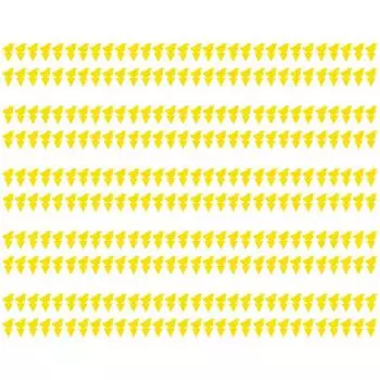 Ловушка для фруктовых мух, 10 шт., нетоксичная двусторонняя желтая липкая ловушка для мух (Птицы)