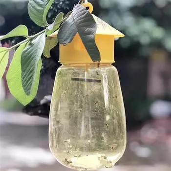 Ловушка для фруктовых мух, желтая пластиковая ловушка для дрозофил, ловушка для фруктовых мух, ловушка для насекомых в саду, средства борьбы с вредителями