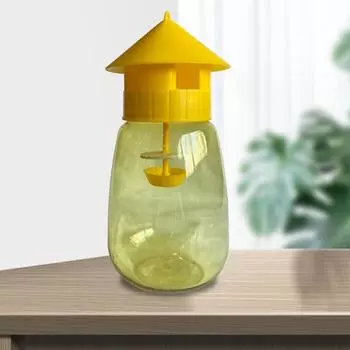 Ловушка для фруктовых мух Желтая пластиковая ловушка для дрозофилы Садовая муха Анти-фруктовый ловец Средства для борьбы с вредителями жёлтый