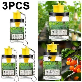 Ловушка для мух C# из полипропилена и проволочной цепи для парков/садов/овощей (В)