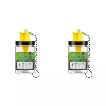 Ловушка для мух из полипропилена и проволочной цепи для парков/садов/овощей (В)