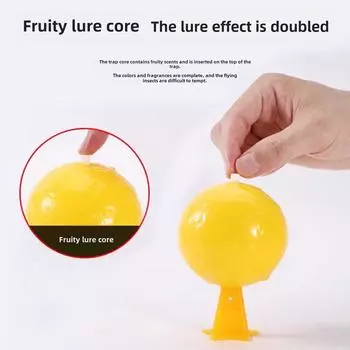 Ловушка для плодовых мух в помещении: Привлекайте и уничтожайте мелких летающих насекомых с помощью липких шариков для использования на кухне.