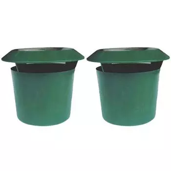 Ловушка для улиток, экологически чистая садовая клетка для слизней, защита для садовой фермы (2Pcs)