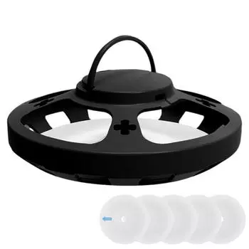 Ловушки для блох USB-лампа для ловли блох с 5 липкими подушечками 4 режима светодиодного освещения электрическая ловушка для блох уничтожитель вредителей борьба с насекомыми молью комарами A