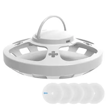 Ловушки для блох USB-лампа для ловли блох с 5 липкими подушечками 4 режима светодиодного освещения электрическая ловушка для блох уничтожитель вредителей борьба с насекомыми молью комарами A