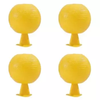 Ловушки для фруктовых мух, липкие ловушки в форме цитрусовых для использования в помещении и на открытом воздухе (К)