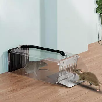 Ловушки для крыс с ручкой, переносная клетка для мелких животных для садов, гаражей для бурундуков