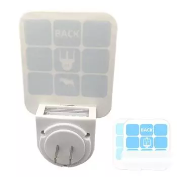 Ловушки для плодовых мух для помещений. Липкая лампа-убийца комаров. Ловушки для насекомых, мух, моли, US Plug белый