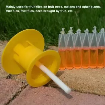 Ловушки для плодовых мух Устройство для борьбы с комарами на ферме Желтый убийца Переносимый человеком ловец насекомых-вредителей Ловушки насекомых для использования в помещении и на открытом воздухе