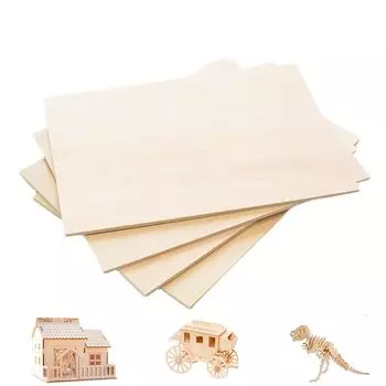 LOYELEY деревянные ультратонкие доски 5 шт. толщина 300 мм x 200 мм материал для хобби неокрашенный лист дерева модель напечатанная резьба своими руками ремесла ручная работа ультратонкая