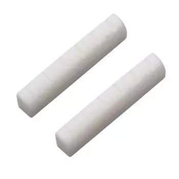 LOYELEY Electric Guitar Guitar Bone 2 Electric Beef Bone Nut with String for 6 String Electric Maintains String Easy to Reduces Friction Nut, Nut,