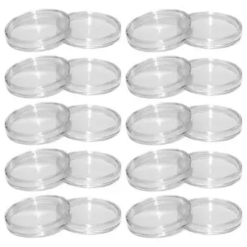 LOYELEY футляр для монет капсульный держатель монет внутренний диаметр 27 мм набор из 20 защитных прозрачных пластиковых футляров для монет прозрачный футляр для коллекции памятных монет