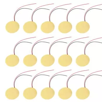 LOYELEY пьезо-дисковый латунный зуммер 15 шт. 27 мм пьезоэлемент пьезо-дисковый элемент пьезодатчик сенсорный датчик для гитарных звукоснимателей аксессуары золотой