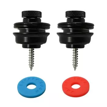 LOYELEY запирающий ремень гитарный ремень замок набор из 2 металлических замков гитарный ремень предотвращает легко для электрической бас-гитары штифт, штифт, 4, штифт, нескользящий коврик,