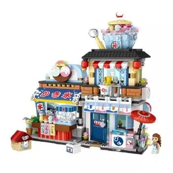 LOZ бритый лед, сёюден, совместимые с Lego блоки, разные цвета, популярные корейские игрушки