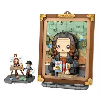 LOZ Mini Block Nano Block Симпатичная картина Знаменитая серия картин, 01. Когда не хватает риса, популярные корейские игрушки