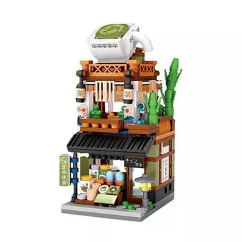 LOZ Mini Nanoblock Японский магазин серии 04 Универсальный магазин, популярные корейские игрушки