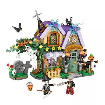 LOZ Miniblock Halloween Hut, 1 штука, популярные корейские игрушки