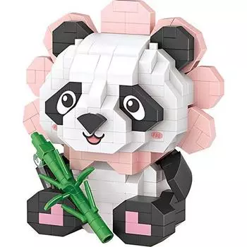 LOZ nanoblock, маленький размер 03, цветок панды, разные цвета, популярные корейские игрушки