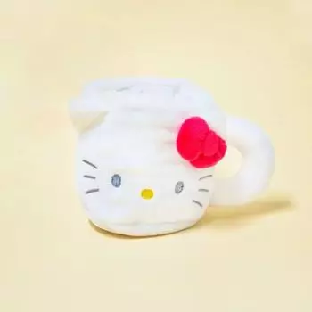 Ложка эмоций от персонажей Sanrio!!! Милая плюшевая кружка-карандашница-подстаканник, Hello Kitty, 1 шт., популярный персонаж в Корее
