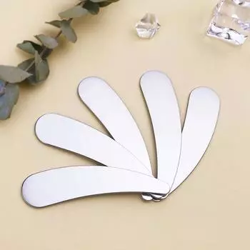 Ложка Аксессуары для ухода за кожей Кремовая ложка Косметическая лопаточка для лица Мини-ложка Шпатель 6.6*1.6CM