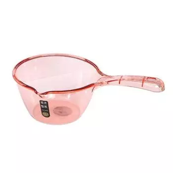 Ложка для чистой воды, нескользящая ковш для воды с длинной ручкой, многофункциональный душ для мытья волос, пластиковый ковш, совок, кухонные гаджеты для ванной комнаты красный